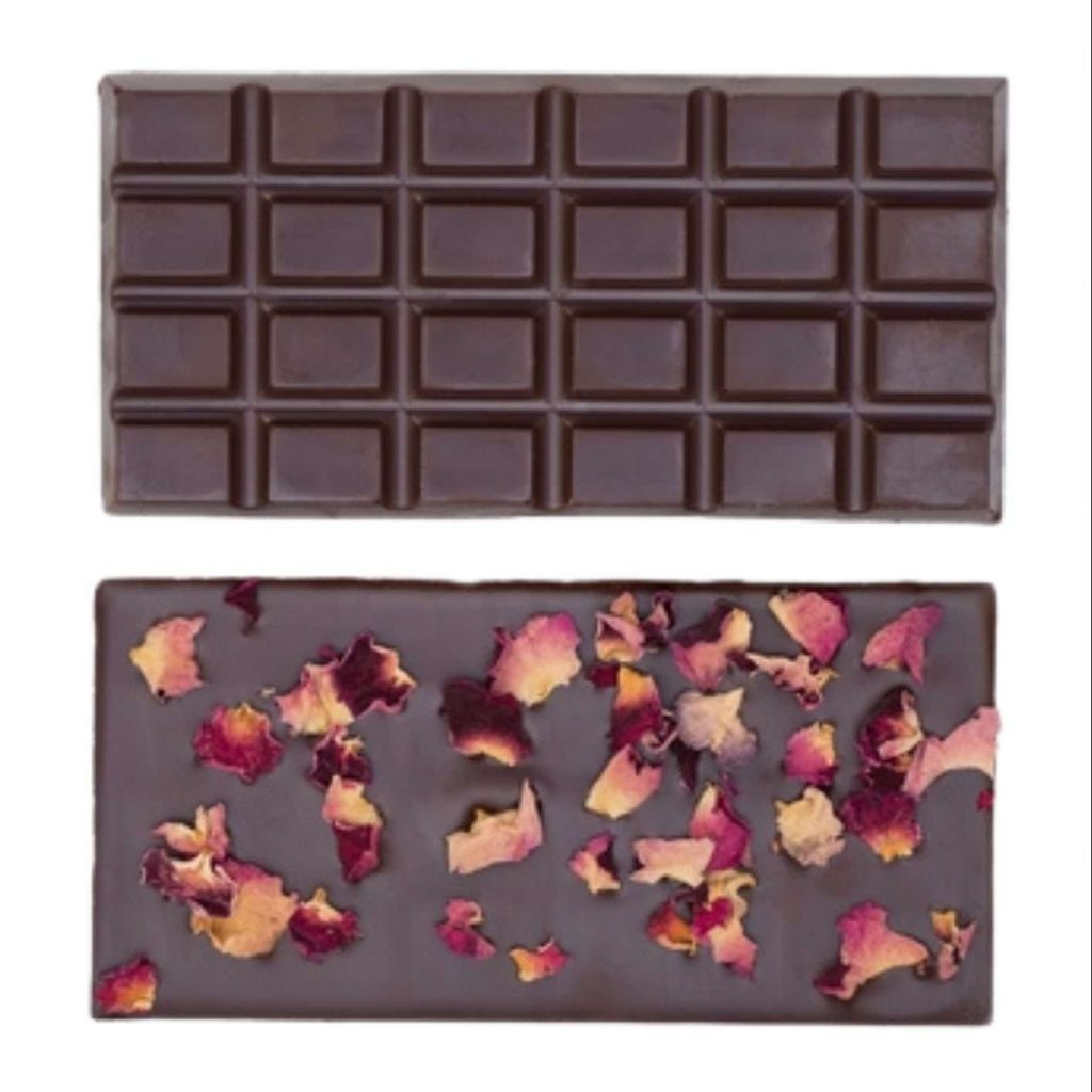 Petite tablette de chocolat au lait BIO message Gros bisou - Plus de  Fleurs